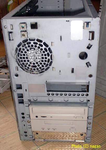 フロントパネルオープン