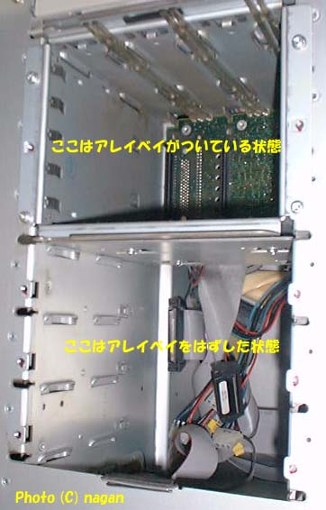 アレイベイの外したところ